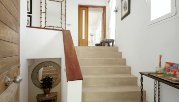 Resa Estates Ibiza for sale te koop Casa Rui Tourist license sta Eularia stairs .jpg